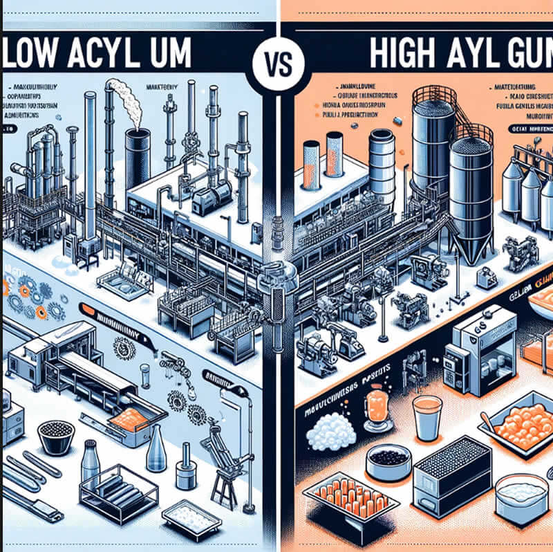 low acyl vs high acyl gellan gum Manufacturers